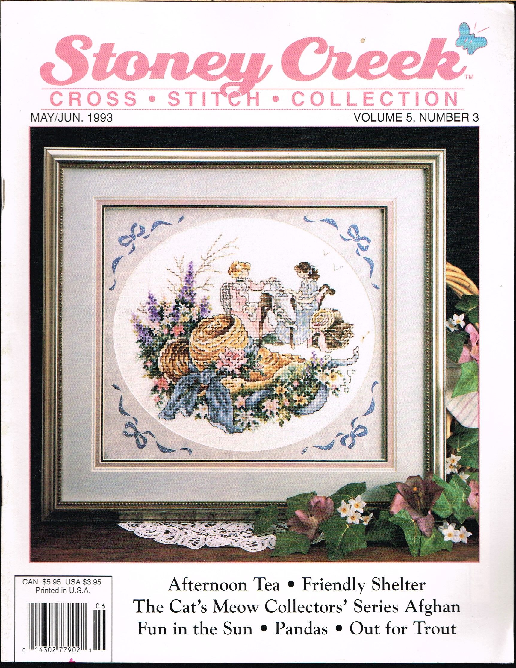 STONEY CREEK CROSS STITCH COLLECTION, MAY/JUNE 1993 VOLUME 5, NO. 3