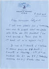 Autograph letter signed from Rene Clair to Daniel Selznick, 1968