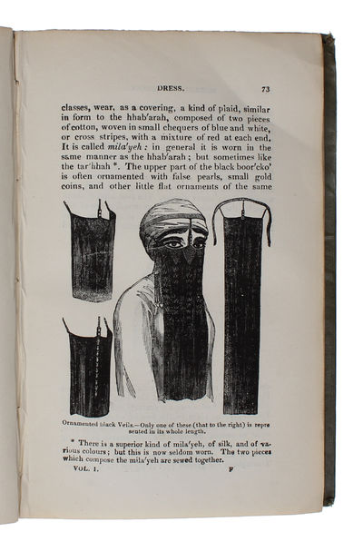An Account of the Manners and Customs of the Modern Egyptians, written in Egypt during the Years 1833, 34 and 35. Partly from Notes made during a Former Visit to that Country in the Years 1825, 26, 27 and 28. 2 vols. (photo 4)