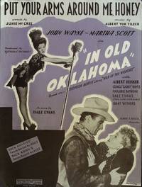 In Old Oklahoma Sheet Music 1954 John Wayne, Martha Scott, Dale Evans