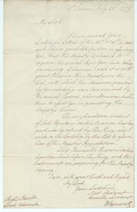 image of Letter signed to the Lord Advocate, (Thomas, 3rd Viscount Weymouth, 1st Marquis of Bath, 1734-1796, Statesman, Viceroy of Ireland)