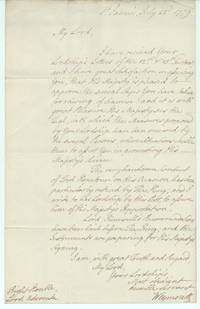 Letter signed to the Lord Advocate, (Thomas, 3rd Viscount Weymouth, 1st Marquis of Bath,...