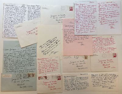 Small archive of seven chatty Autographed Letters Signed "Ellie