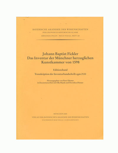 Das Inventar der Münchner herzoglichen…
