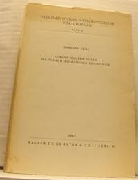 Edmund Husserls System der phänomenologischen…