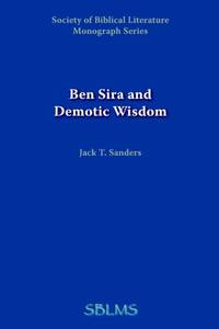 Ben Sira and Demotic Wisdom