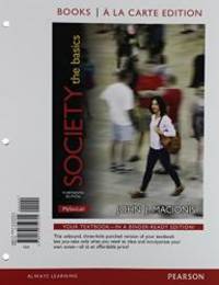 image of Society: The Basics, Books a la Carte Edition & Sociological Classics: A Prentice Hall Pocket Reader & NEW MySocLab with Pearson eText -- Valuepack Access Card Package