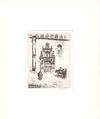 LINDSAY, LIONEL. Signed Etching " Doorway of Las Duenas.