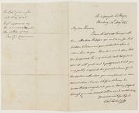 Autograph Letter Signed to Admiral Sir Richard Thomas, (Sir Edward, 1770-1851, Admiral)