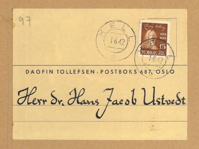 Apologie for fanden. Oslo, 11. juni 1942.…