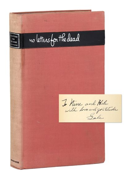 No Letters for the Dead [Signed and Inscribed]
