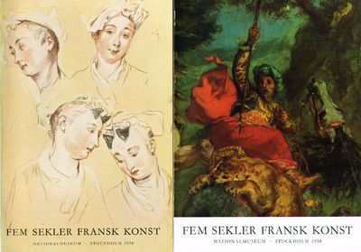 Fem sekler fransk konst. Miniatyrer, målningar,…