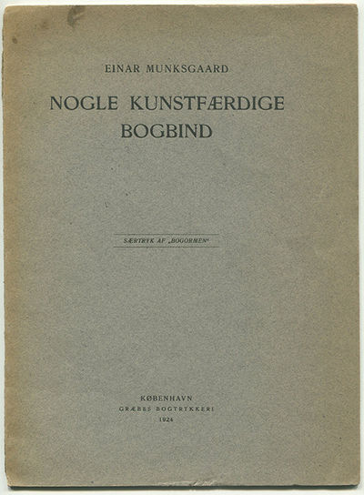 Nogle kunstfærdige bogbind. Særtryk af ”Bogormen”.