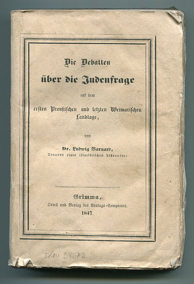 Die Debatten über die Judenfrage auf dem ersten…