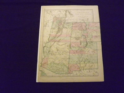 Map of Colorado, Utah, New Mexico, and Arizona.