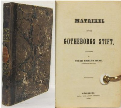 Matrikel öfver Götheborgs stift.