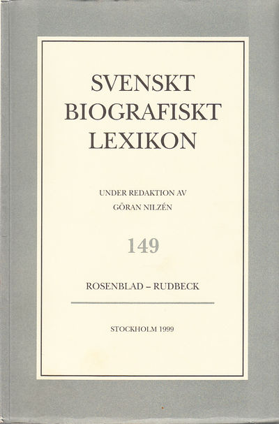 Svenskt Biografiskt Lexikon. Häfte 149 [=Band 30]…