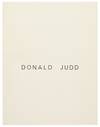 Donald Judd: Fifteen Works