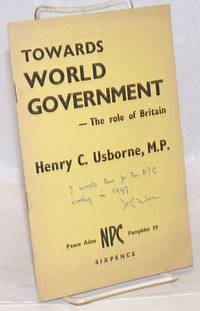 Towards World Government - The role of Britain