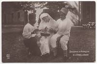 (Real photo post card): Soldats D'Afrique a L'Ambulance