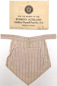 For the Benefit of the Women's Auxiliary Adelbert Russell Post No. 312 American Legion - Penny War Donation in an Apron