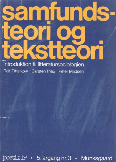 Poetik 19 Samfundsteori og tekstteori.…