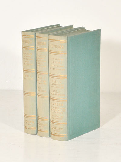 Supplement to Hain’s Repertorium bibliographicum,…