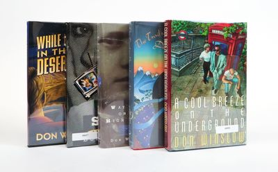 THE NEAL CAREY SERIES: A COOL BREEZE ON THE UNDERGROUND [with] THE TRAIL TO BUDDHA'S MIRROR [and] WAY DOWN ON THE HIGH LONELY [and] A LONG WALK UP THE WATER SLIDE [and] WHILE DROWNING IN THE DESERT [Five Volumes] [All Signed]