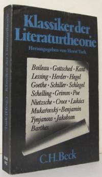 Klassiker der Literaturtheorie. Von Boileau bis…