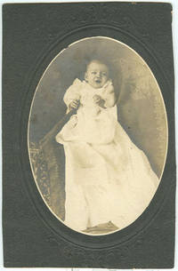 CABINET CARD PHOTOGRAPH OF BABY IN CHRISTENING GOWN