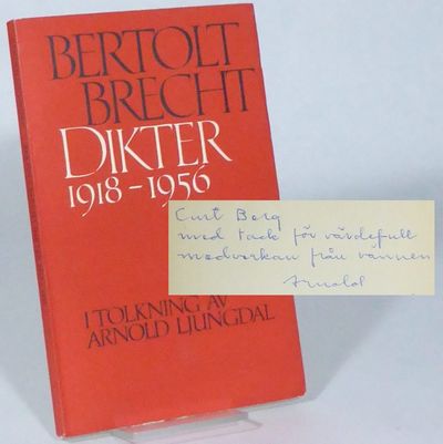 Dikter 1918-1956. I urval och tolkning av Arnold…