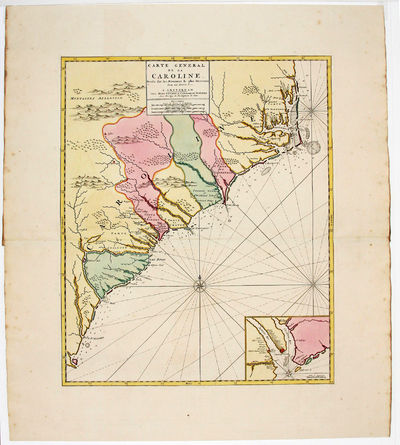 Carte General de la Caroline Dresse sur les Memoires le Plus Nouveaux Par Le Sieua S***