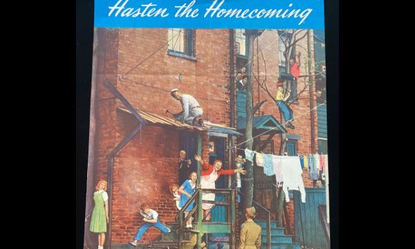 Norman Rockwell s Famous World War II Poster Hasten The Homecoming 