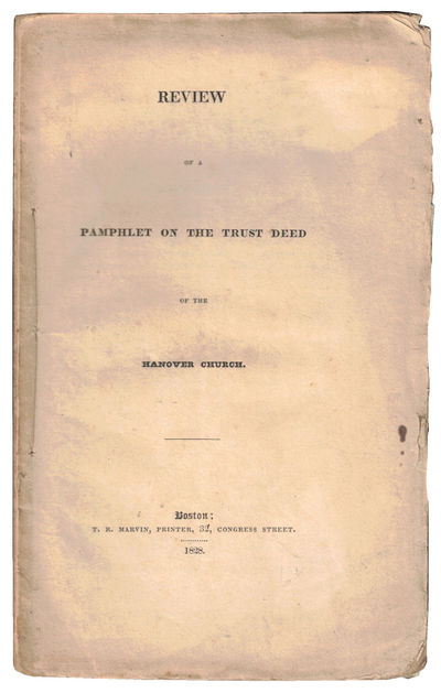 Review of a Pamphlet on the Trust Deed of the Hanover Church