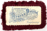 1886 Boston Police Ball Invitation with Looped Silk Fringe [Police and Law Enforcement, Charitable Events, Balls]