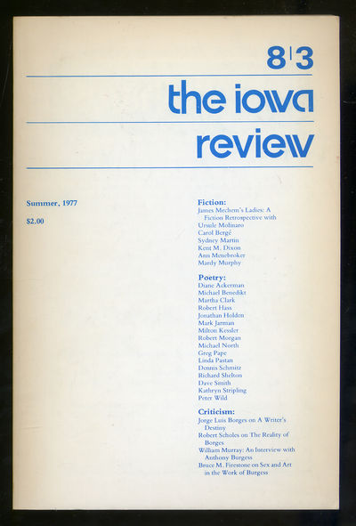The Iowa Review Volume 8 Number 3 Summer 1977