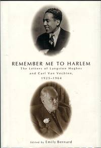 cover of Remember Me To Harlem: The Letters Of Langston Hughes And Carl Van Vechten, 1925-1964