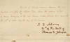 John Quincy Adams Manages the Estate of His Brother-in-Law, Thomas B. Johnson
