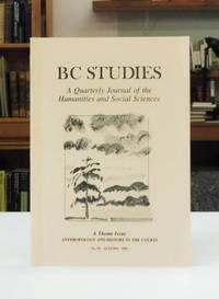 BC Studies Special Issue Anthropology and History in the Courts, No. 95 Autumn 1992