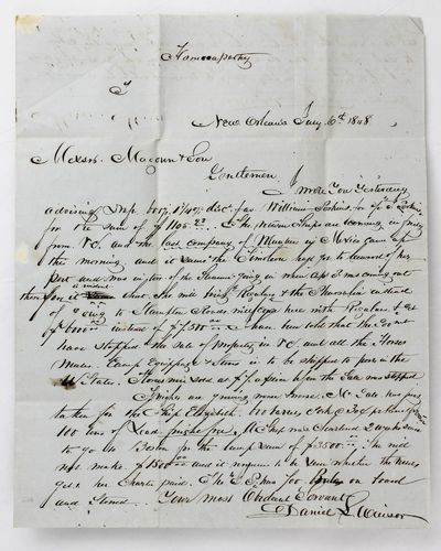 [Letter Written by Daniel Winsor, a...