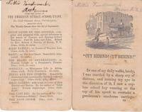 image of "Cut Behind" an American Sunday School Union Tract from 1850