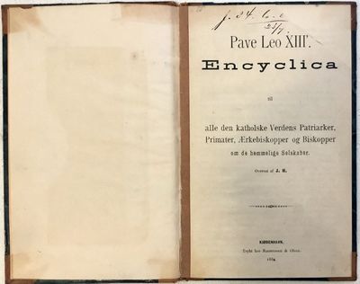 Encyclica til alle den katholske Verdens…