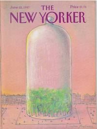 NEW YORKER: COVER TREES UNDER GLASS by EUGENE MIHAESCO