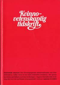 Kvinnovetenskaplig tidskrift, nummer 3-4/2001