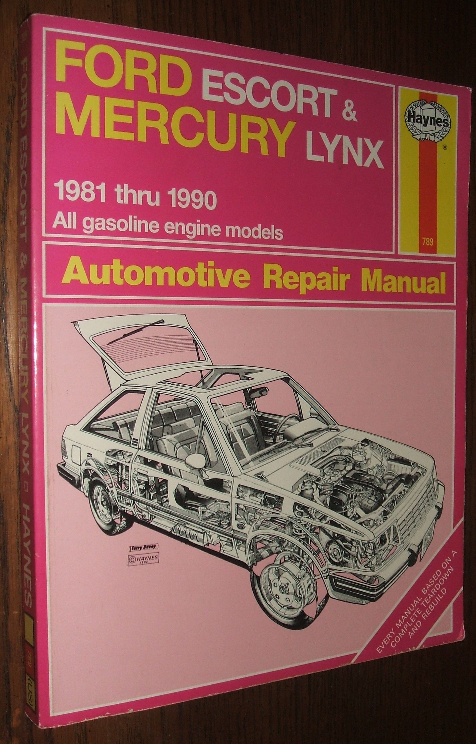 ford escort and mercury lynx automotive repair manual 1981 1990 by alan ahlstrand - - Biblio.com
