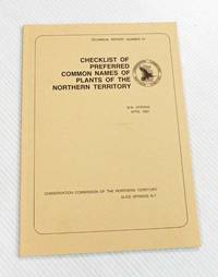cover of Checklist of Preferred Common Names of Plants of the Northern Territory