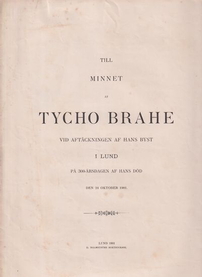Till minnet af Tycho Brahe vid aftäckningen af…