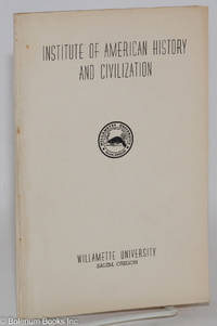 cover of Institute of American History and Civilization