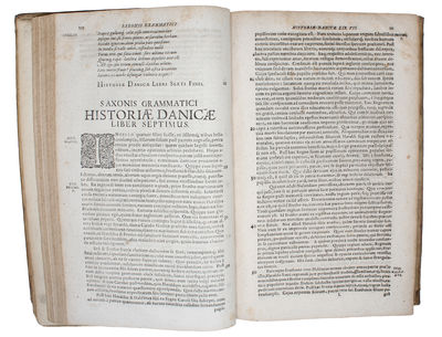 Historiæ Danicæ Libri XVI. Stephanus Iohannis Stephanius summo Studio recognovit, Notis uberioribus illustravit. 2 Dele. (photo 2)