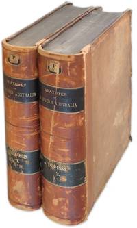 The Statutes Of Western Australia. By Authority. 2 volumes